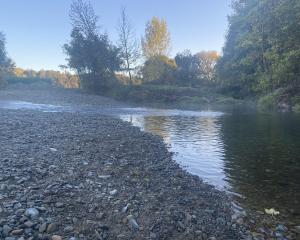 The swimming hole near Geraldine’s Waitui Dr has been filled in as part of Environment Canterbury...