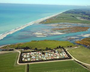 Glenavy village, on the north bank of the Waitaki River mouth. PHOTO: ODT FILES