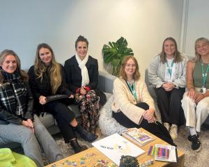 The Central Lakes Family Services respite team, including clinical manager Fiona Young, far left....
