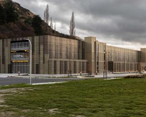 The recently-completed private carparking building opposite the Queenstown Events Centre. PHOTO:...