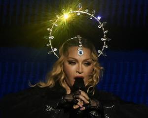 Madonna performs at the free concert in Rio de Janeiro. Photo: Reuters 