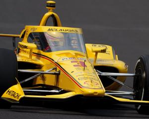 New Zealand’s Scott McLaughlin will start the Indianapolis 500 from pole position on Monday...