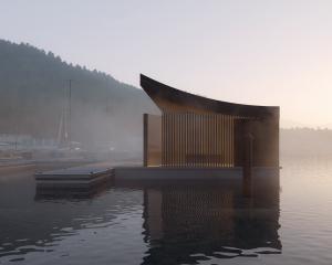 A proposed sauna building at the Frankton marina. PHOTO: SUPPLIED