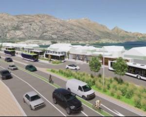 An artist’s impression shows what the expanded Frankton bus hub will look like in time. IMAGE:...