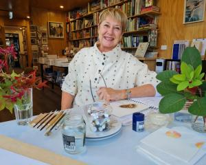 Melbourne artist Deborah Law was the first artist in residence at The Next Chapter bookshop....