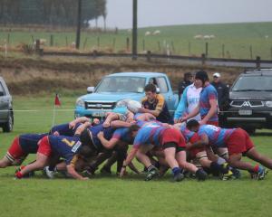 Scrum it . . . The battle for rugby’s future. PHOTO: ODT FILES
