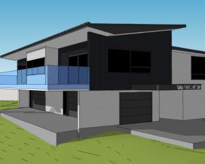 An artist’s impression of the new Kaka Point Surf Life Saving Clubrooms rendered from the...