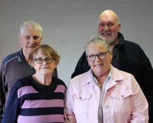 Ten-year pink ribbon breakfast hosts Russell and Judy Houliston (at left) will be passing on the...