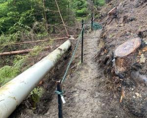 Contractors are installing modern infrastructure for an old-fashioned hill-country pipeline to...