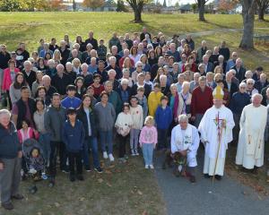 About 130 parishioners of St John the Baptist Church, in Alexandra, joined together for Mass on...