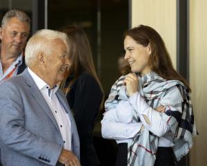 Landpower founder Herby Whyte and Claas Group chairwoman Cathrina Claas-Muhlhauser at the opening...