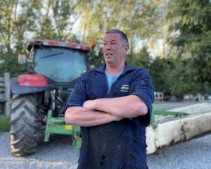 Mid Canterbury farmer Daryl Butterick on his farm at Greenstreet, inland from Ashburton. PHOTO:...