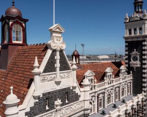 A rebuild of the roofline was part of the Dunedin Railway Station restoration by Salmond Reed...