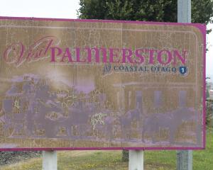 Entrance signs for Palmerston and Hampden (below) have been criticised for their shoddy...