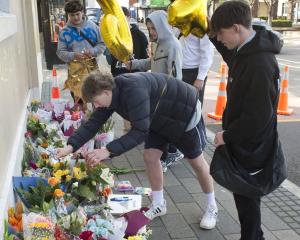 Pupils pay tribute to Enere Mclaren-Taana, 16, who was fatally stabbed at the Dunedin bus hub on...