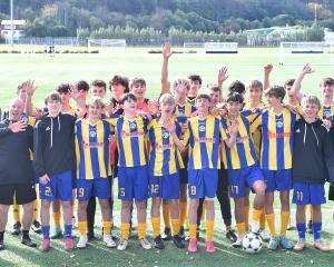 Members of the Otago-based youth team are looking forward to the Super Cup in July. PHOTO: LINDA...