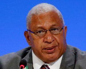 Former Fijian prime minister Frank Bainimarama. File photo: Reuters 
