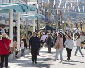 George St’s Golden Block was awash with people checking out the street’s redevelopment during the...