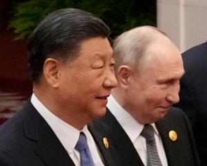 Chinese President Xi Jinping and Russian President Vladimir Putin. Photo: Getty Images (file)