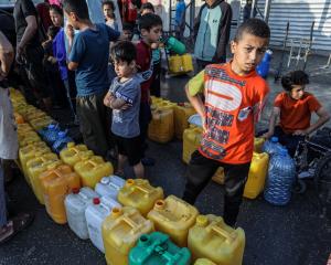 Nearly 2 million Palestinians in the Gaza Strip continue to face water shortages as a result of...