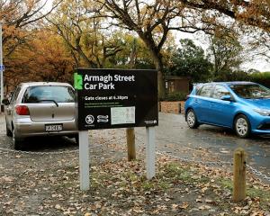 Motorists may soon have to pay to park at the  Armagh Street Car Park. Photo: Geoff Sloan