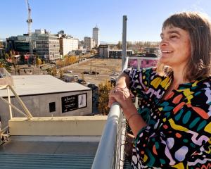 Te Pūtahi Centre for Architecture &amp; City Making Director Jessica Halliday gets a view of...