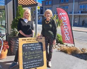Independent book shop co-owners Jenny Ainge (left) and Sally Battson love the book business....