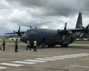 A New Zealand Defence Force plane will carry the passengers on to Auckland. Photo: NZDF