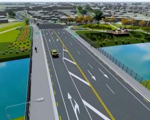 An artist's impression of the new bridge on Pages Rd. Image: Newsline