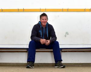 Phil Young in the changing sheds at the Taieri club. Photos by Peter McIntosh/ODT.
