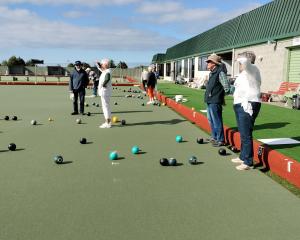 Closing day for the summer season at the Timaru Bowling Club was a riot of different coloured...