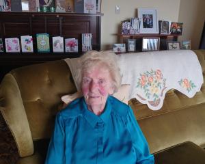 Waimate woman Eileen Fake has turned 100, just another achievement in an adventurous life. PHOTO:...
