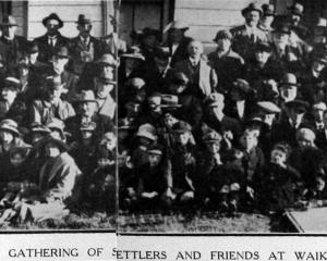 Jubilee gathering of settlers at Waikaka Valley. — Otago Witness, 24.6.1924 