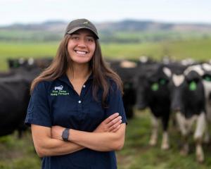 Hannah Speakman is happily immersed in a dairy farming career in North Otago. PHOTO: ALPHAPIX.NZ ...