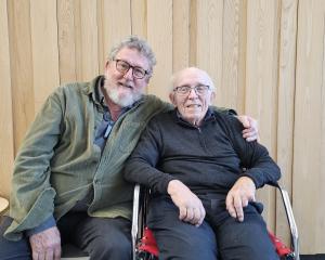Malcolm Lyall and his father-in-law Eddie Willett. PHOTO: DANIEL ALVEY