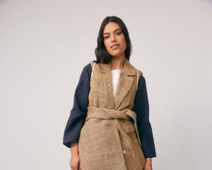 Winner of the 2024 Creative Excellence in Circular Design award Jacqueline Tsang used coffee bags...