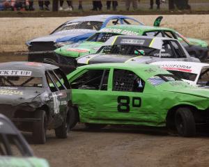 Carnage during a Beachlands event in 2021. PHOTO: ODT FILES