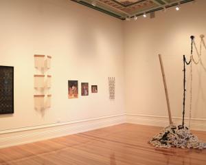 Poipoia te Kākano [installation view]. Allison Beck, Megan Brady, Kate Stevens West, Jess...