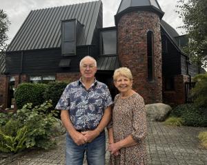 Mike and June Steenson built their castle-like home almost 50 years ago. PHOTO: SUSAN SANDYS