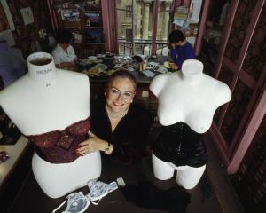 Poupie Cadolle, great, great granddaughter of Herminie Cadolle, inventor of the modern bra....