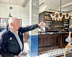 Alan Jamieson exploring the Sumner Post Office, his former childhood home, after it was renovated...
