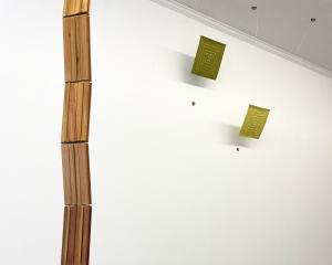 ... we all become all of these things [installation view] (2025), by Megan Brady.