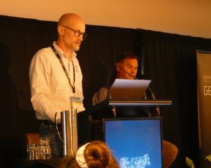 B+LNZ Genetics IT programme manager David Campbell, left, and advisory group member Dave...