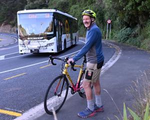Broad Bay resident Dave McLean says he is frustrated he cannot put his bike on the front of a bus...
