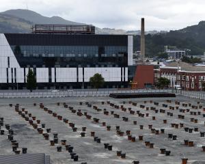 The government paused work on the site of the inpatient Dunedin hospital build last September...