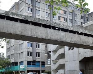 Dunedin Hospital on Tuesday. Photo: Peter McIntosh