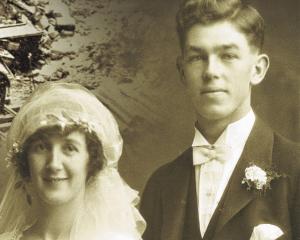 Alma and Roy Tuck on their wedding day. Photos: supplied/Otago Witness