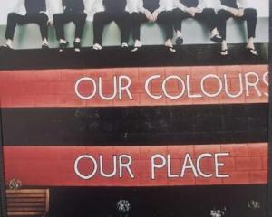 The Parklands mural has featured in family weddings, birthdays and parties. Photo: Supplied