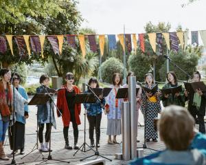 Queenstown's Wasabi Choir performing at the last Wanaka Festival. PHOTO: Deanna Gerlach