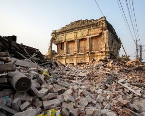 Quake damage in Amarapura, Myanmar. PHOTO: REUTERS